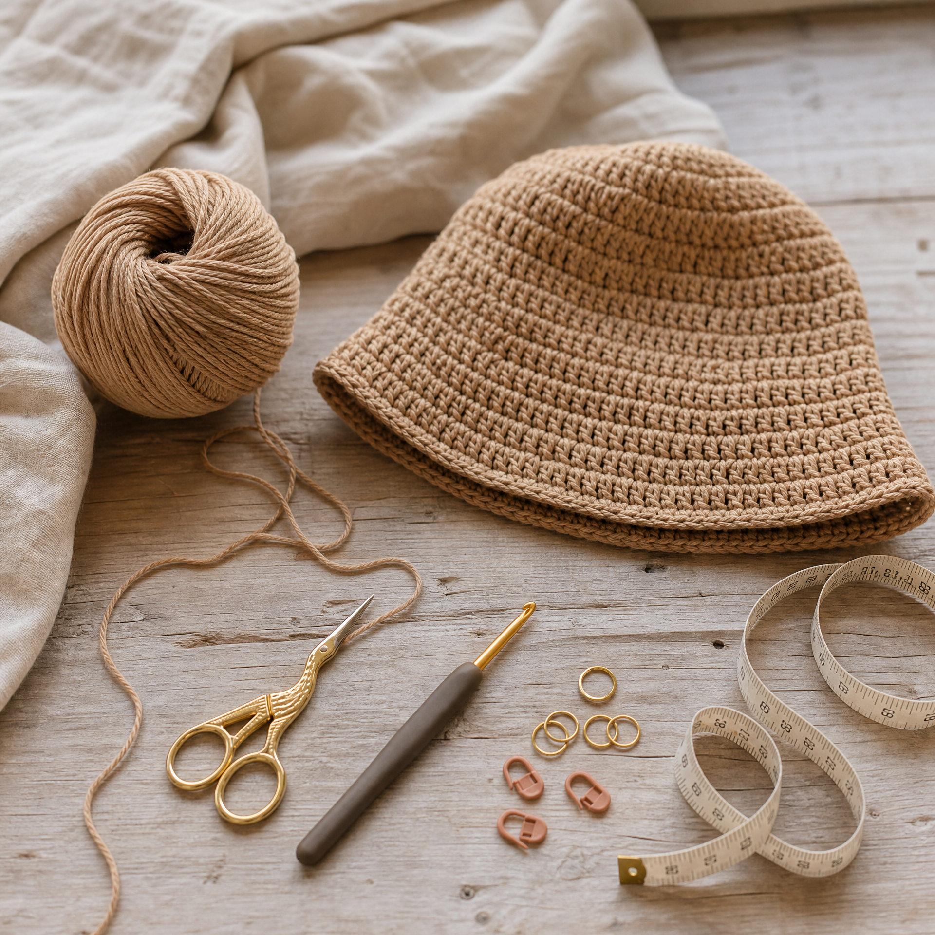 Crochet Bucket Hat Pattern (Free and Beginner Friendly) — step photo 1