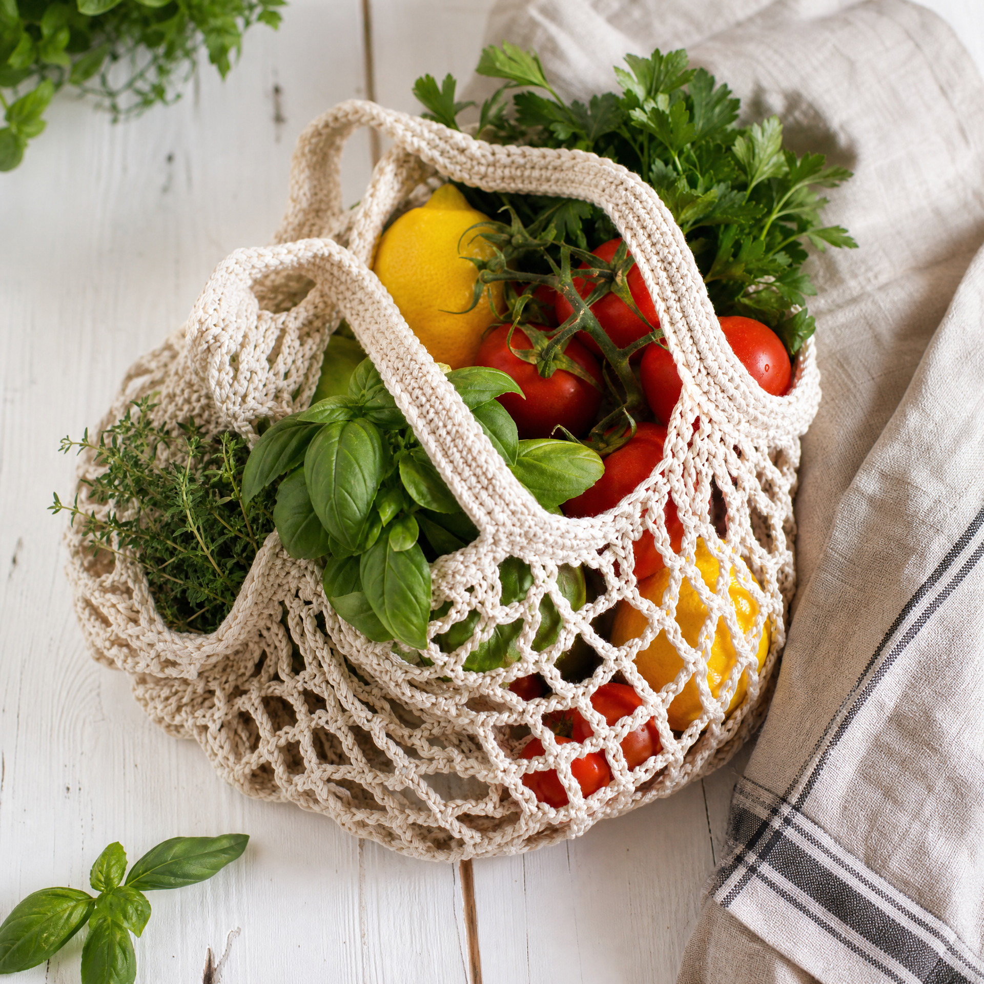 Crochet Market Bag Pattern with Cotton Yarn (Free & Easy!) — step photo 1