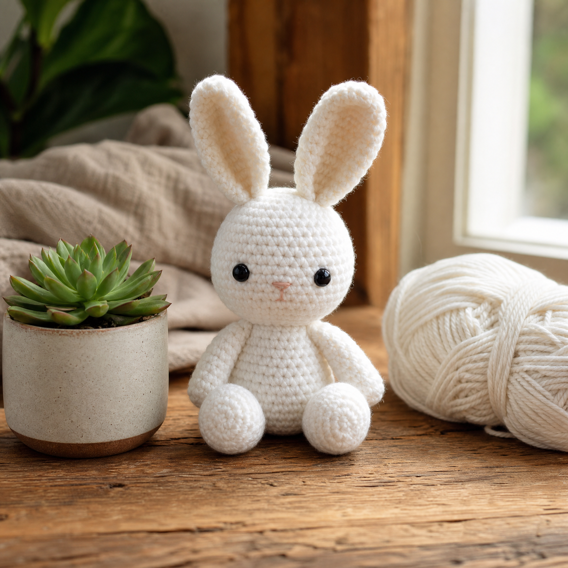 Easy Amigurumi Bunny — Free Crochet Pattern