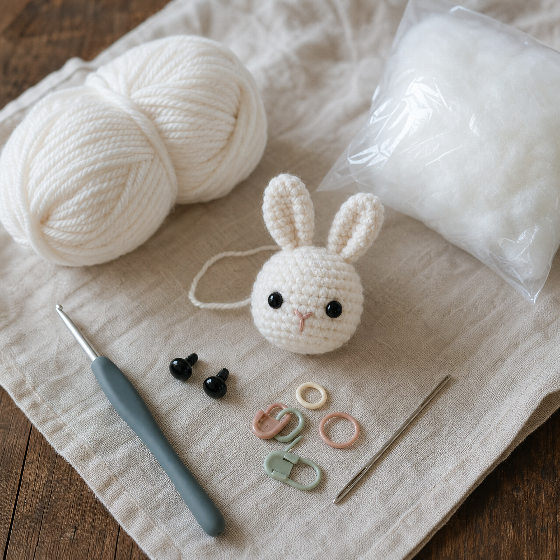 Easy Amigurumi Bunny — Free Crochet Pattern — step photo 1