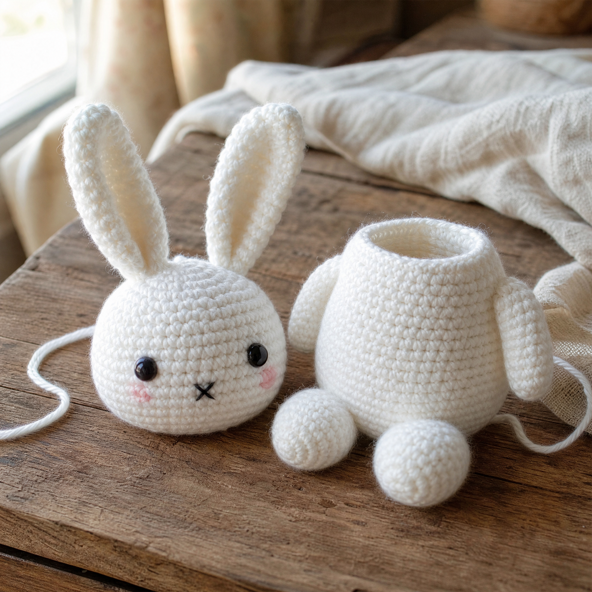 Easy Amigurumi Bunny — Free Crochet Pattern — step photo 2