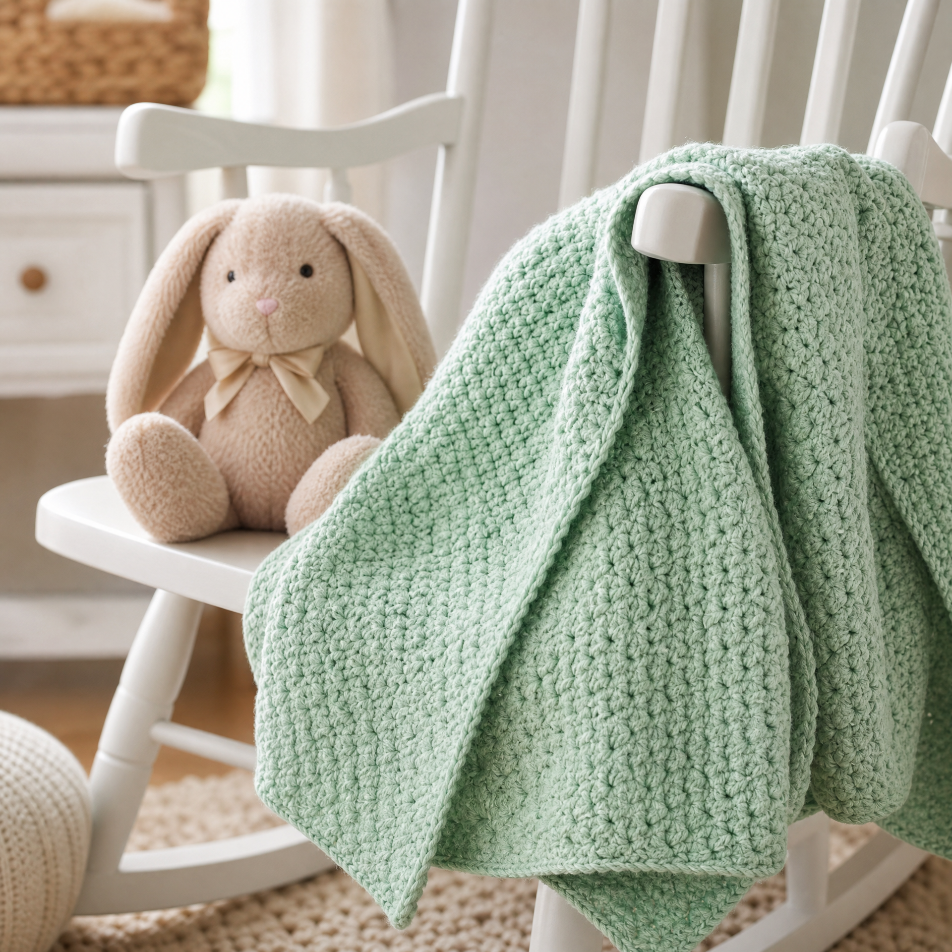 Easy Crochet Baby Blanket Pattern for Beginners