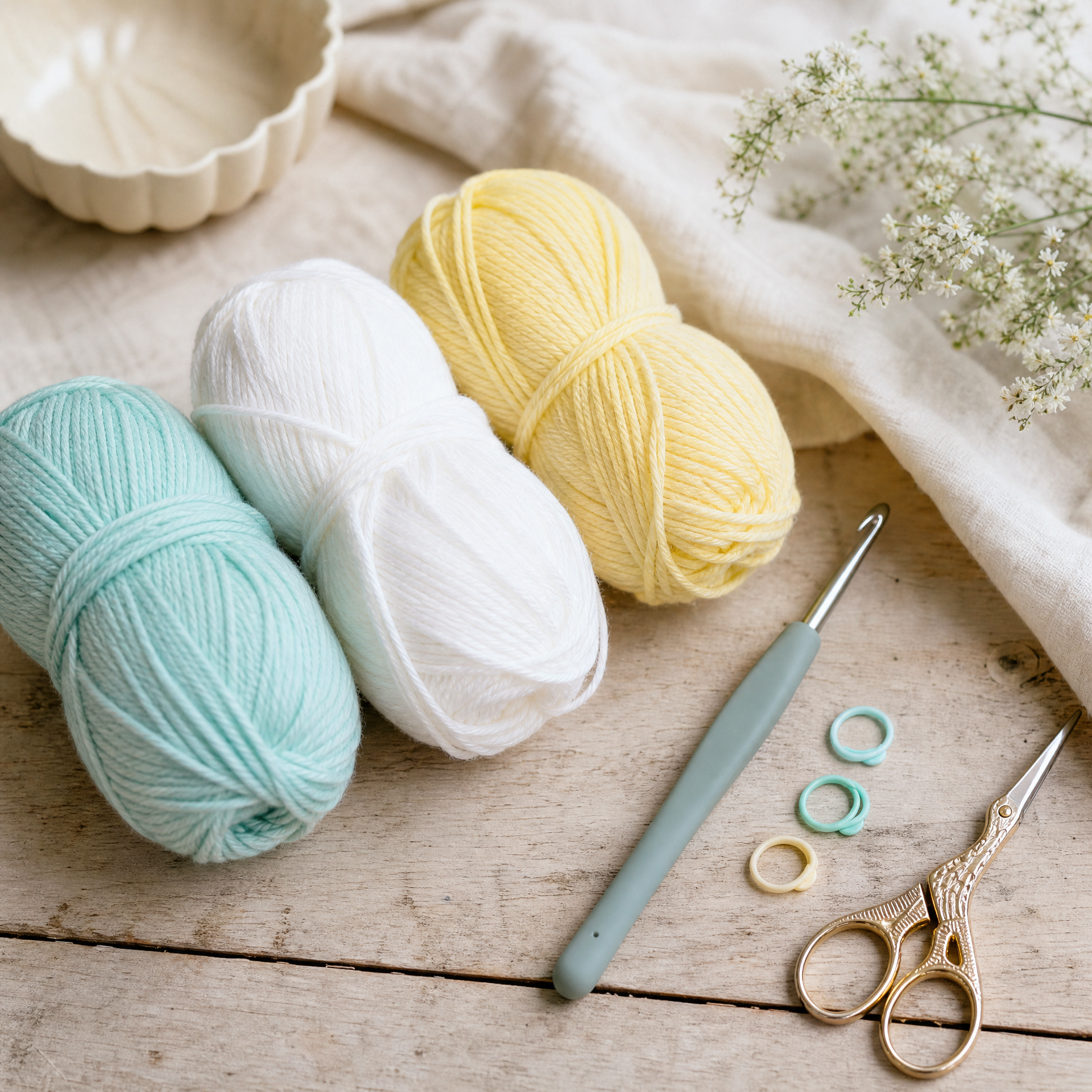 Easy Crochet Baby Blanket Pattern for Beginners — step photo 1