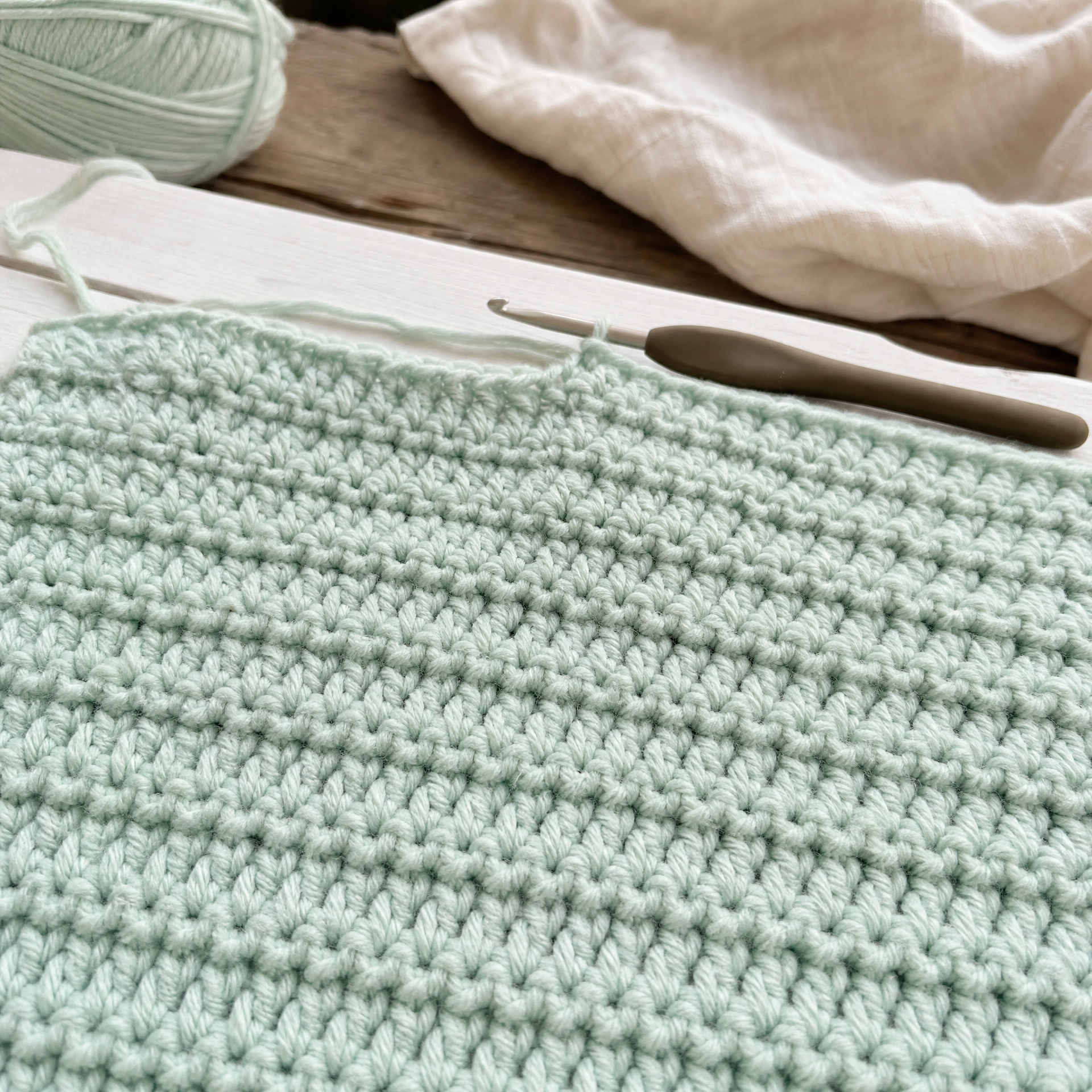 Easy Crochet Baby Blanket Pattern for Beginners — step photo 2