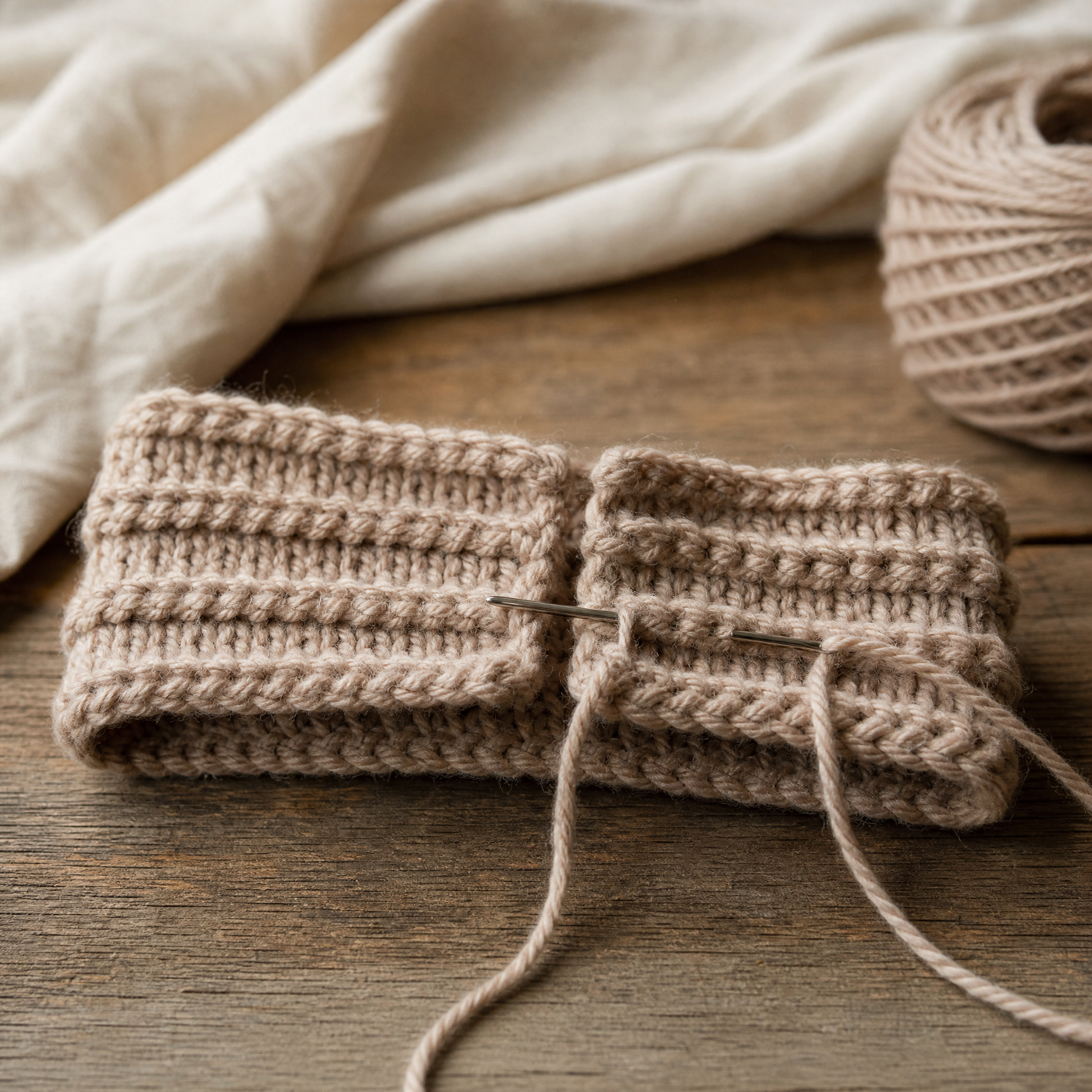 Easy Crochet Headband for Beginners (Free Pattern) — step photo 2