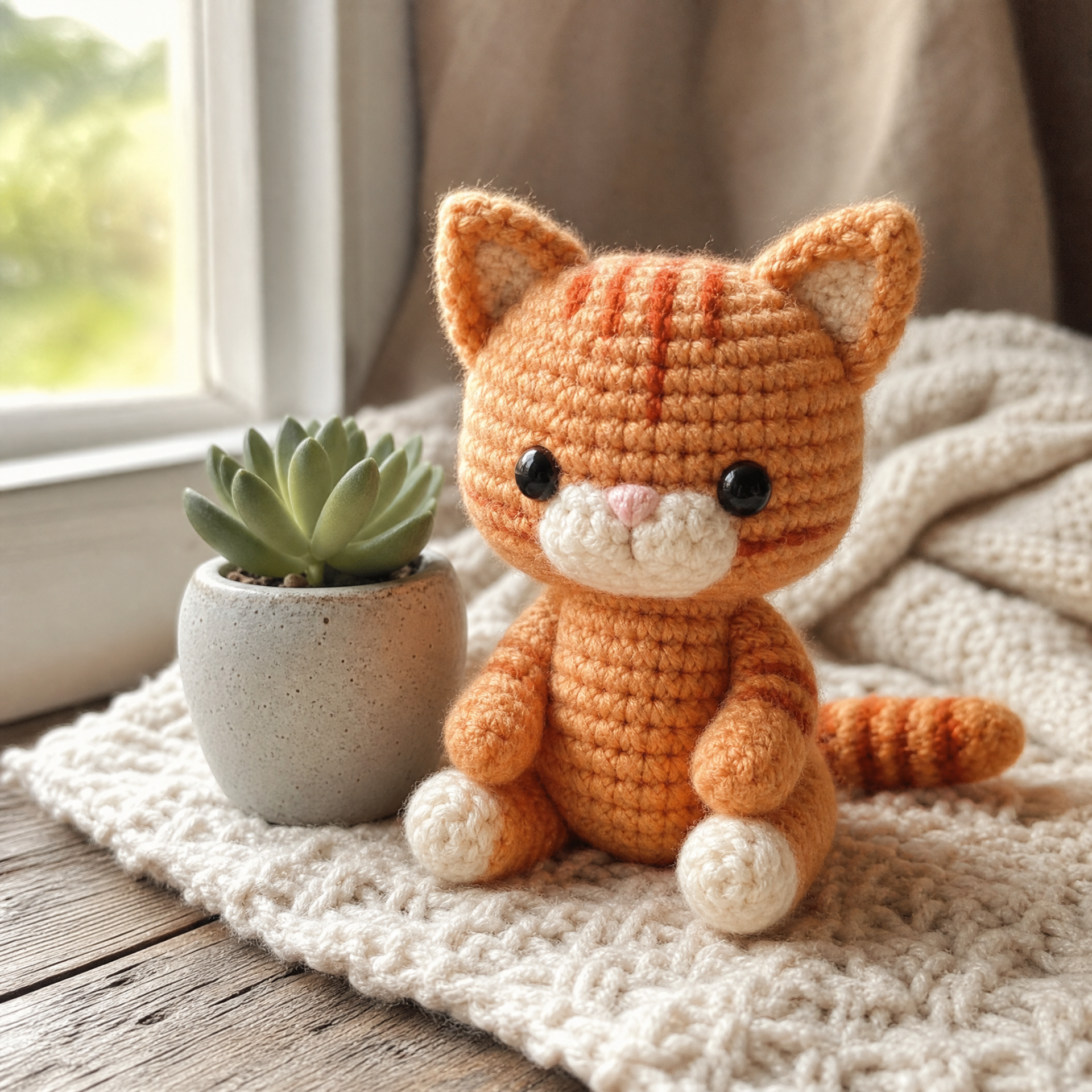 Small Crochet Cat Amigurumi — Free Pattern — step photo 3